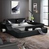 Luxury King Size Multifunctional Bed Frame with Adjustable Headboard