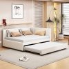 Queen Canopy Bed Frame with Charging Station and Under-Bed Storage 3