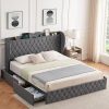 Velvet Twin Size Princess Bed with Bow-Knot Headboard for Kids  
Platform Twin Bed with Headboard and Footboard for Bedroom  
Wooden Princess Bed Frame for Kids with Elegant Legs and Design 3