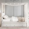 VECELO 18 Inch Queen Metal Bed Frame No Box Spring Required 3