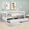 Mid Century Modern Solid Wood Bed Frame with Easy Assembly Queen 4