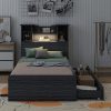 Tufted Queen Size Upholstered Bed Frame with Easy Assembly 3