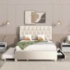 Twin Size Wooden Daybed Frame with Slats for Bedroom and Living Room 4