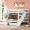 GAOMON LED Bed Frame with Charging Station and Storage Headboard 3
