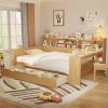 Novilla Full Size Bed Frame with Storage 14 Inch Metal Platform Frame 3