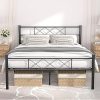 Modway Resort Full Size Platform Bed Upholstered Velvet Frame 3