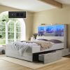 Queen Bed Frame 18 Inch Height No Box Spring Needed, Easy Assembly  
Metal Platform Bed Frame Queen Size with Under Frame Storage Space  
Queen Metal Platform Bed Frame Easy Assembly with Storage Solution 4