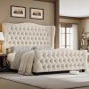 Queen Size Bed Frame with Charging Station and LED Lights Included  
Industrial Double Bed Frame with Headboard and Hidden Storage Space  
Rustic Wood and Metal Platform Bed Frame No Box Spring Required  
Vintage Brown Bed Frame with Support Platform No Box Spring Needed 3