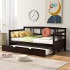 Kaja Queen Bed Frame Heavy Duty Wooden Platform Natural Birch Hardwood 3