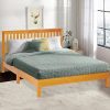 VECELO Classic Metal Platform Bed Frame Full Size with Iron Headboard 4