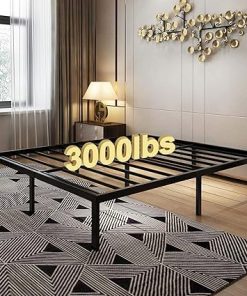 14 Inch Platform Bed Frame Easy Assembly Heavy Duty Queen Size 2