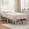 Merax Gray Daybed with Trundle Solid Wood Frame for Teens and Adults 3