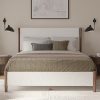 Industrial Queen Bed Frame with LED Lights and Storage Headboard 4 Industrial Queen Bed Frame with LED Lights and Storage Headboard 4
