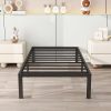 Amelia Velvet Tufted Queen Platform Bed Black by Better Home Products 3