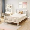 Merax 80 Inch Wooden Twin Bed Frame with Headboard and Footboard
