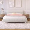Metal Retro Full Size Bed Frame with Storage Headboard and Charging 3