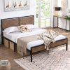 Full Bed Frame for Kids with Storage Drawers and Guardrails White 4