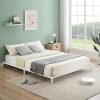 Twin Bed Frame for Kids with Storage and LED Lights, Grey 3 Twin Bed Frame for Kids with Storage and LED Lights, Grey 3