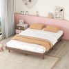 Wooden Twin Bed Frame with Headboard and Footboard in Blue 3