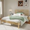 HAUSHECK Queen Size Upholstered Bed Frame with Storage and LED Remote 4