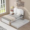 Kaja Queen Bed Frame Heavy Duty Wooden Platform Natural Birch Hardwood 4