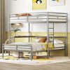 Industrial Metal Bed Frame with 4 Drawers, Queen Size, Rustic Oak 3