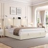 Queen Size DWVO Cloud Bed Frame with LED Lights and Easy Assembly 3