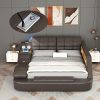 VECELO 14 Inch Black Queen Bed Frame No Box Spring Needed 4