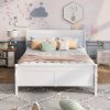 Voohek Twin Platform Bed Frame Modern Mattress Foundation Gray 3