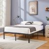 KOMFOTT Twin Over Twin Solid Wood Bunk Bed with Ladder and Guardrails 3