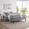 Chloe Upholstered Button Tufted Platform Bed Frame with Headboard 3 Chloe Upholstered Button Tufted Platform Bed Frame with Headboard 3