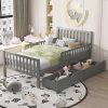 Upholstered Full Bed Frame with Storage Headboard and LED Lights 4