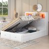 Twin Size Sherpa Fabric Sofabed with Cloud Backrest Easy Assembly 4