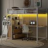 Queen Size Upholstered Platform Bed Frame with Velvet Headboard Beige 3