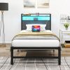 Stainless Steel Hook On Bed Rails Easy Assembly for Twin Full Bed 4