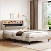 Queen Size Murphy Bed with Desk and Cabinet for Space Saving 3