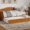 Rattan Queen Bed Frame with Headboard and LED Lights for Comfort 4
