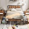 VECELO 16 Inch Metal Platform Bed Frame No Box Spring Full Size 3