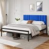 GNIXUU Twin Daybed with Trundle Heavy Duty Metal Frame for Small Space 3