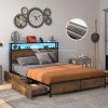Twin Floor Bed Wood House Design with Headboard and Roof Gray 3