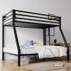 Queen Bed Frame with Storage Headboard Charging Station LED Lights 4