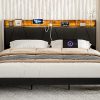 Linen Upholstered Daybed with Trundle Sofa Bed Frame for Apartments 3