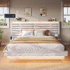 Twin Bed Frame with Headboard Tailboard Wood Platform No Box Spring 3