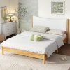 VECELO Queen Metal Bed Frame with Headboard and Footboard Assembly 4