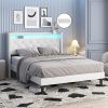 Heavy Duty Metal Twin Over Twin Bunk Bed Frame with Ladder and Guardrails 4