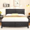 Merax Twin Wooden House Bed with Two Drawers for Kids and Teens 3