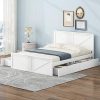 VECELO Full Size Bed Frame with Adjustable Headboard for Easy Assembly 4