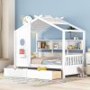 Twin Size Upholstered Bed Frame with Storage Headboard and USB Ports 4