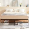 Black Metal Full Bed Frame 14 Inch Platform No Box Spring Needed 3