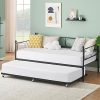 Queen Size Platform Bed with Lamps and Nightstands Elegant Wood Frame 4